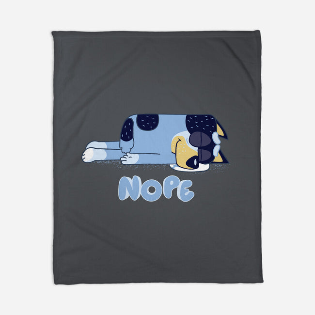 Nope Dad-None-Fleece-Blanket-rocketman_art