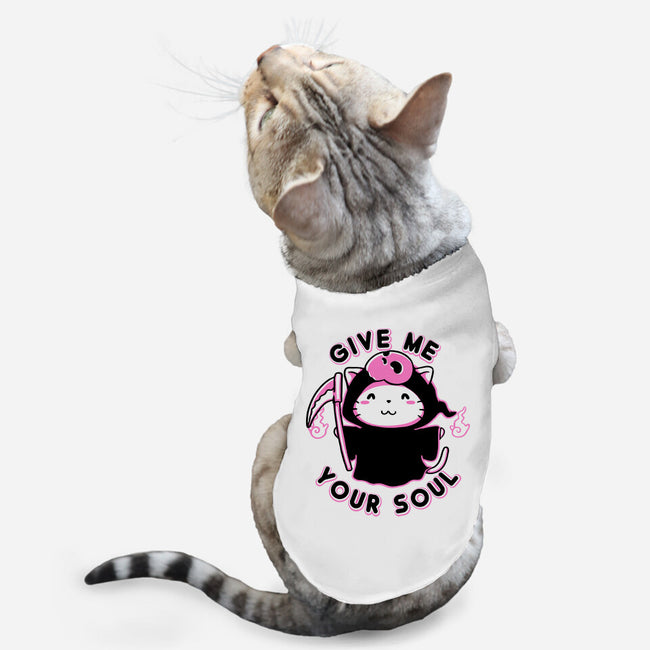 Give Me Your Soul-Cat-Basic-Pet Tank-naomori