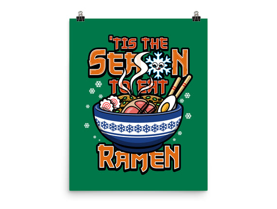 Tis The Season To Eat Ramen