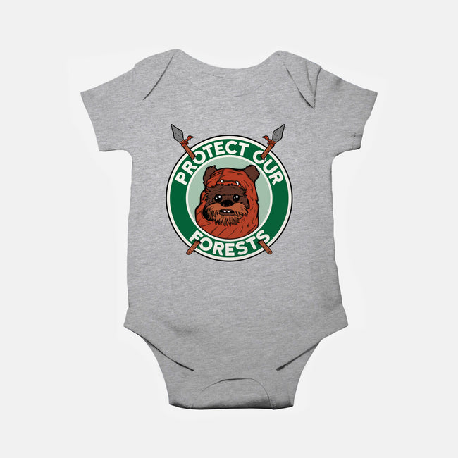 Protect Our Forests-Baby-Basic-Onesie-Melonseta