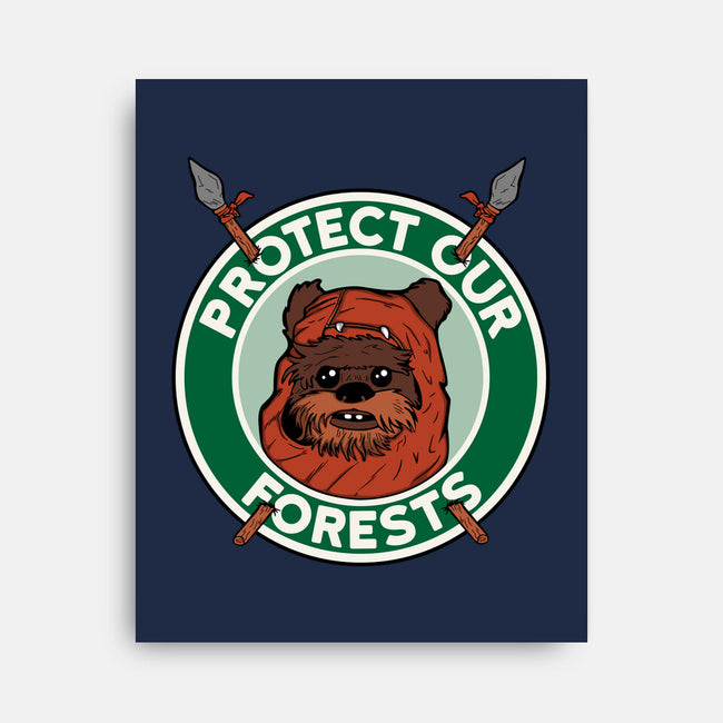 Protect Our Forests-None-Stretched-Canvas-Melonseta