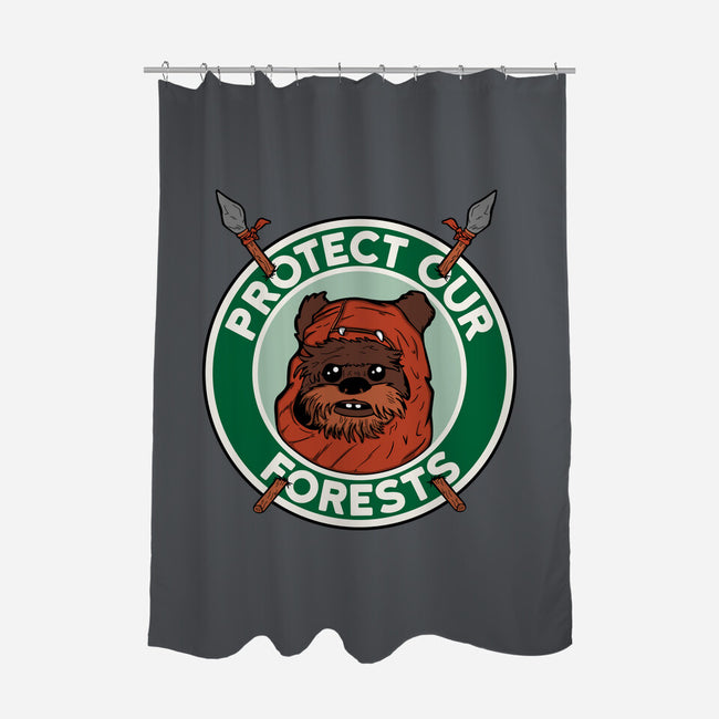 Protect Our Forests-None-Polyester-Shower Curtain-Melonseta