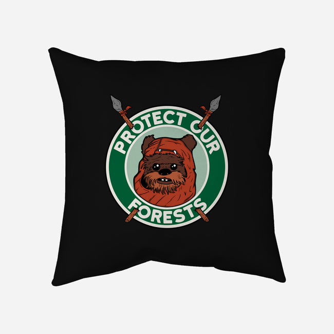 Protect Our Forests-None-Removable Cover-Throw Pillow-Melonseta