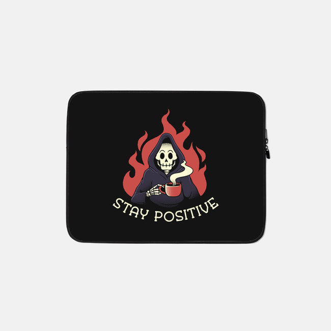 Death Drinking Coffee-None-Zippered-Laptop Sleeve-tobefonseca