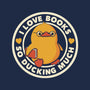 I Love Books So Ducking Much-None-Beach-Towel-tobefonseca