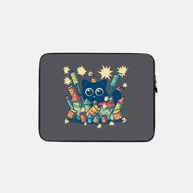 Explosive Kitty-None-Zippered-Laptop Sleeve-erion_designs