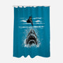 Shark Repellent-None-Polyester-Shower Curtain-zascanauta