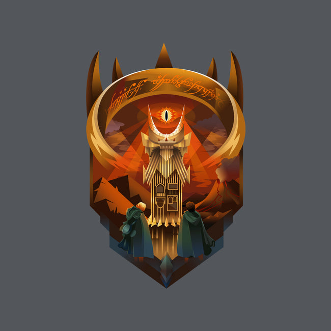 Art Deco Dark Tower-Mens-Basic-Tee-daobiwan