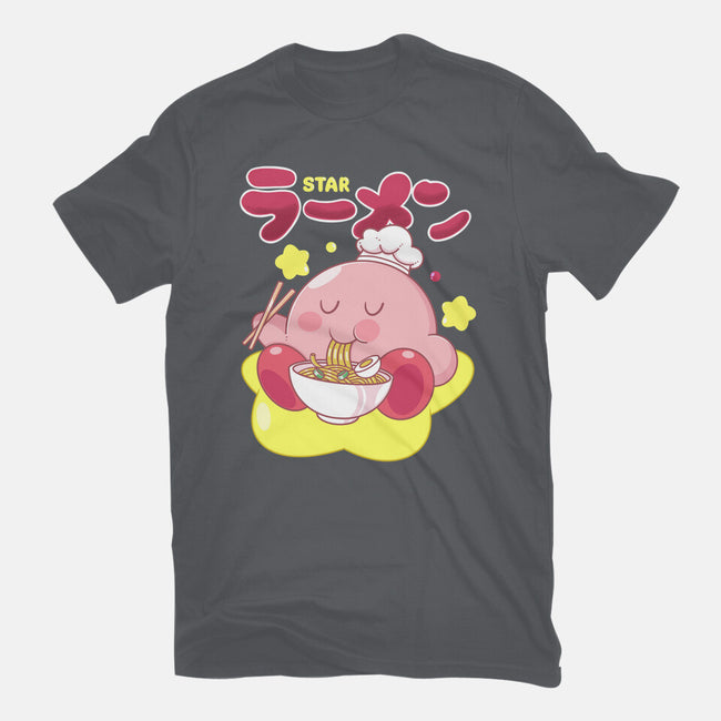 Kirby Star Ramen-Womens-Fitted-Tee-Tri haryadi
