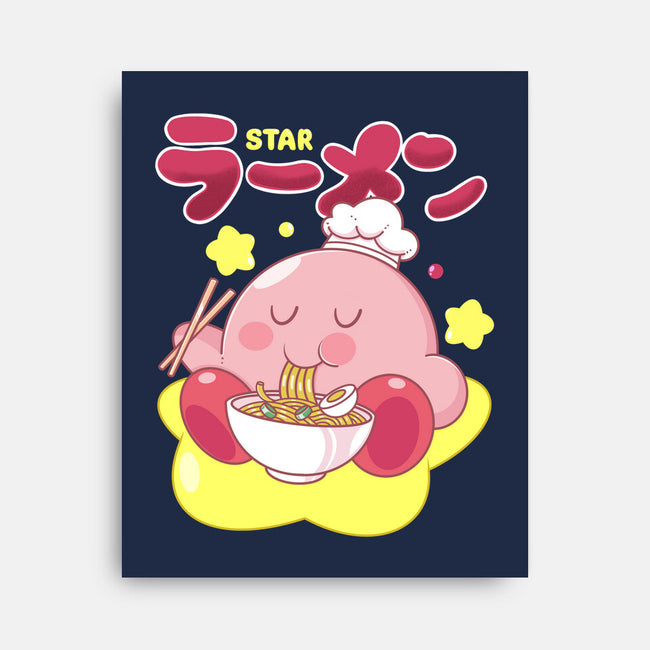 Kirby Star Ramen-None-Stretched-Canvas-Tri haryadi
