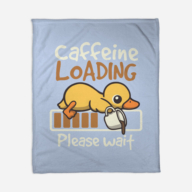 Caffeine Loading-None-Fleece-Blanket-NemiMakeit