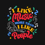 I Like Music More-None-Glossy-Sticker-tobefonseca