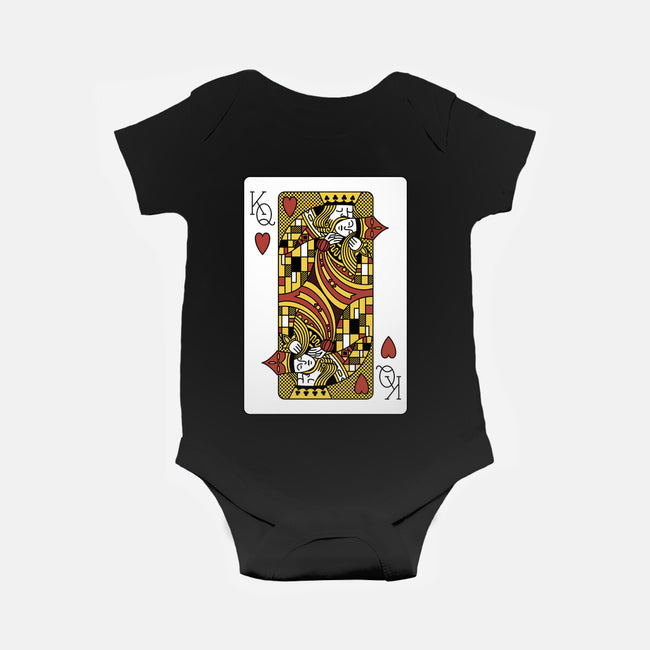 The Kiss Playing Cards-Baby-Basic-Onesie-tobefonseca