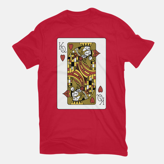 The Kiss Playing Cards-Youth-Basic-Tee-tobefonseca
