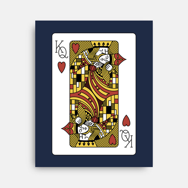 The Kiss Playing Cards-None-Stretched-Canvas-tobefonseca
