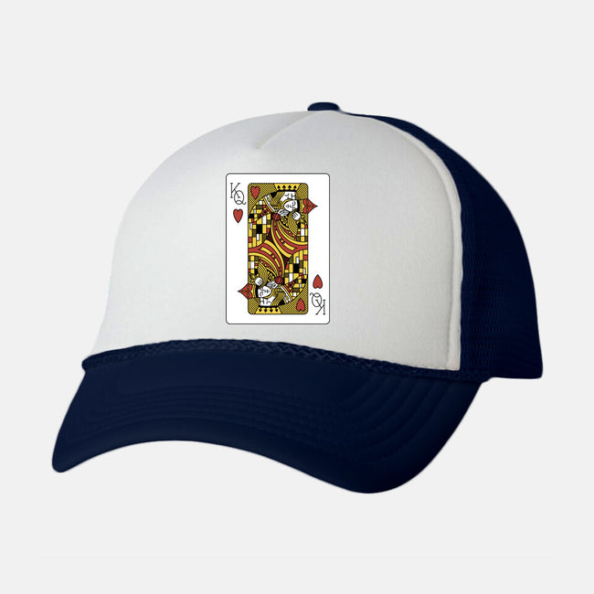 The Kiss Playing Cards-Unisex-Trucker-Hat-tobefonseca