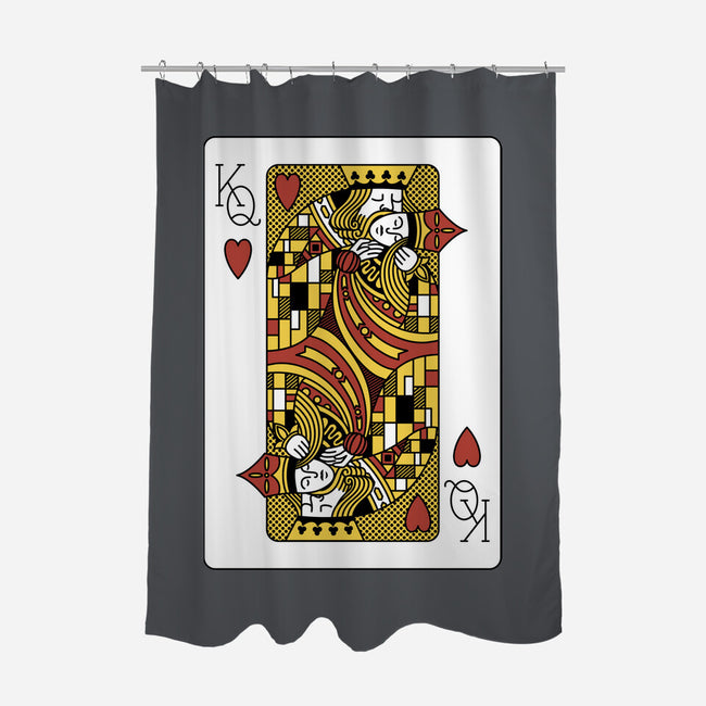 The Kiss Playing Cards-None-Polyester-Shower Curtain-tobefonseca