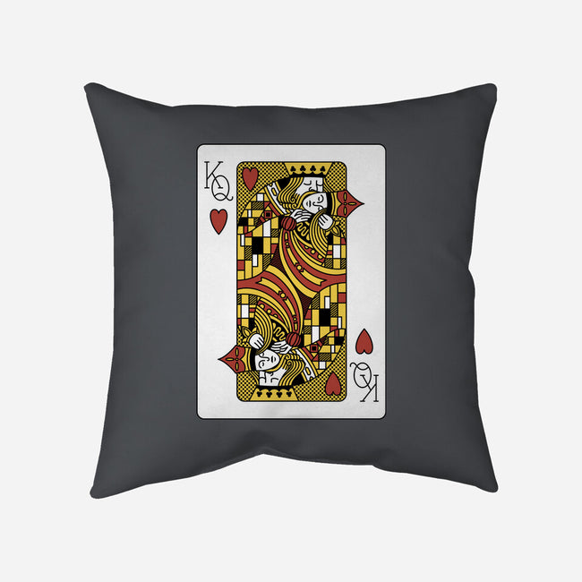 The Kiss Playing Cards-None-Removable Cover-Throw Pillow-tobefonseca