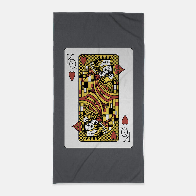 The Kiss Playing Cards-None-Beach-Towel-tobefonseca