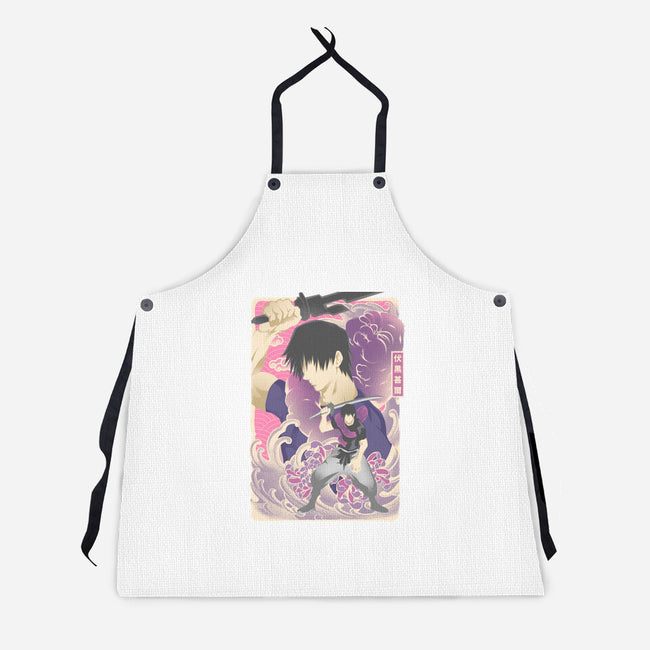 Musha-e Toji-Unisex-Kitchen-Apron-hypertwenty
