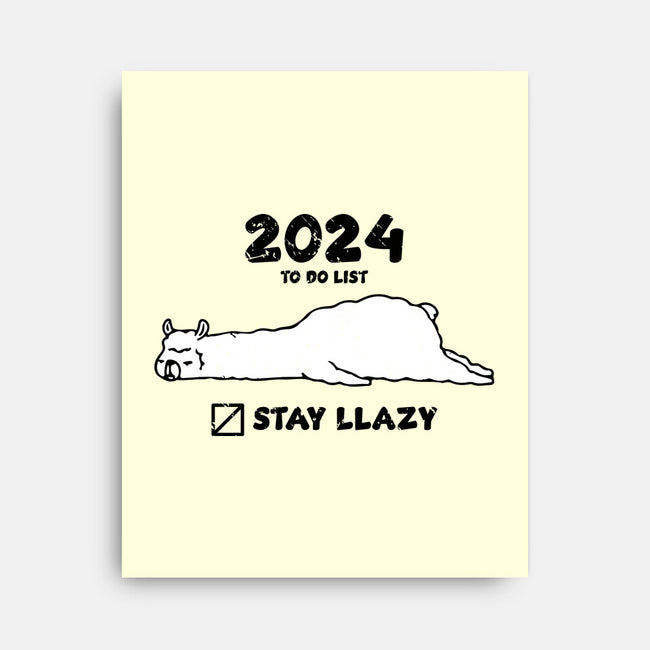 Stay Llazy-None-Stretched-Canvas-turborat14