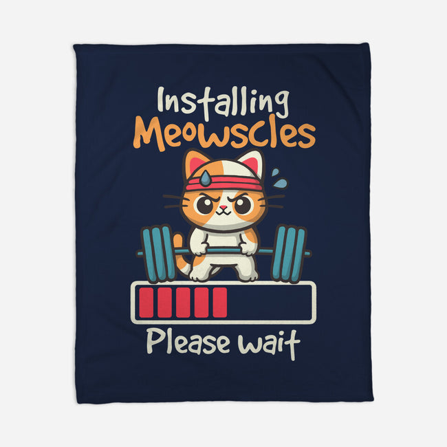 Installing Meowscles-None-Fleece-Blanket-NemiMakeit
