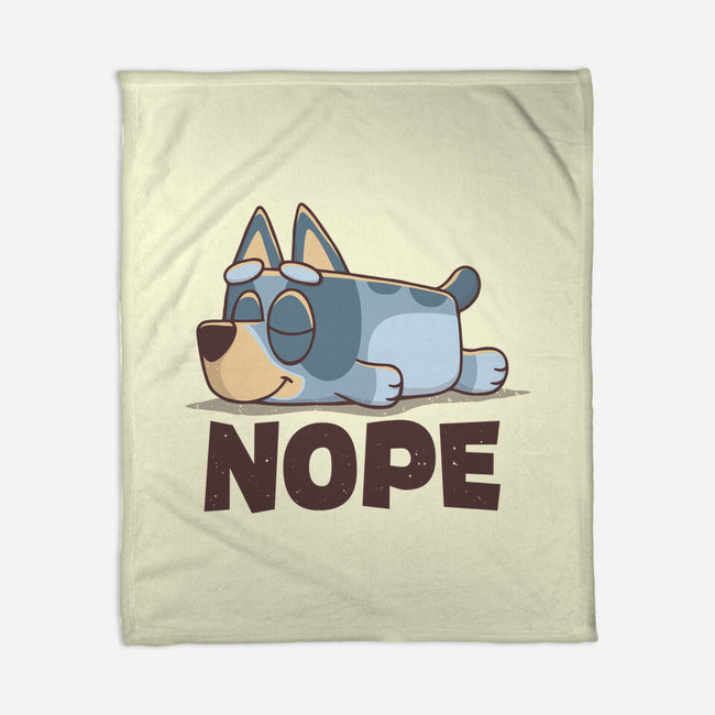 Lazy Heeler-None-Fleece-Blanket-retrodivision