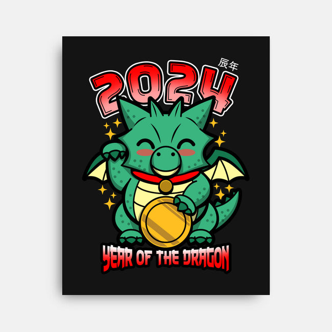 2024 Lucky Dragon-None-Stretched-Canvas-Boggs Nicolas