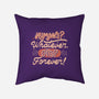 Humans Whatever Cats Forever-None-Removable Cover w Insert-Throw Pillow-tobefonseca