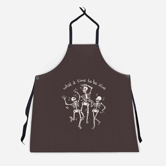 A Time To Be Alive-Unisex-Kitchen-Apron-tobefonseca
