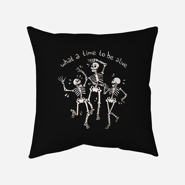 A Time To Be Alive-None-Removable Cover-Throw Pillow-tobefonseca