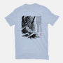Great Old One Sumi-e-Womens-Fitted-Tee-DrMonekers
