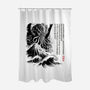 Great Old One Sumi-e-None-Polyester-Shower Curtain-DrMonekers