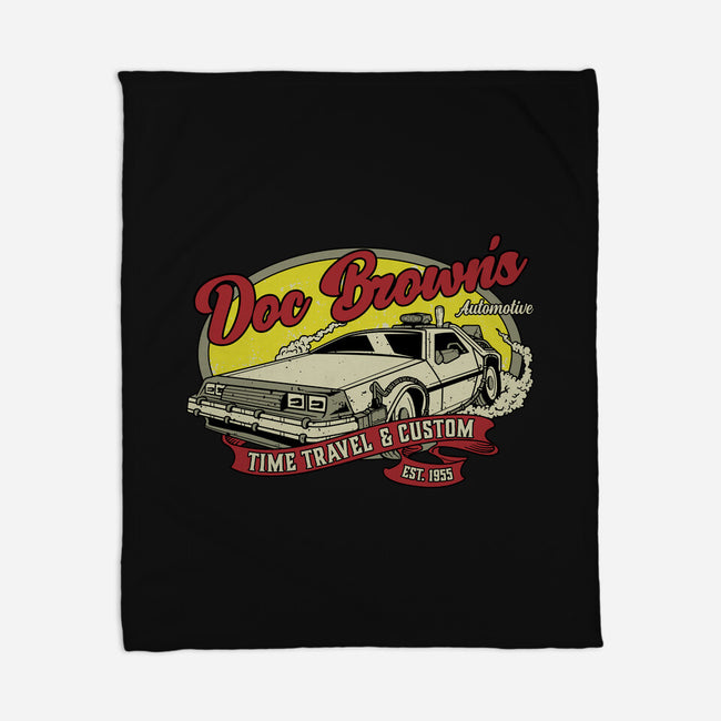 Doc's Automotive-None-Fleece-Blanket-retrodivision