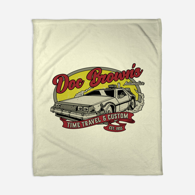 Doc's Automotive-None-Fleece-Blanket-retrodivision