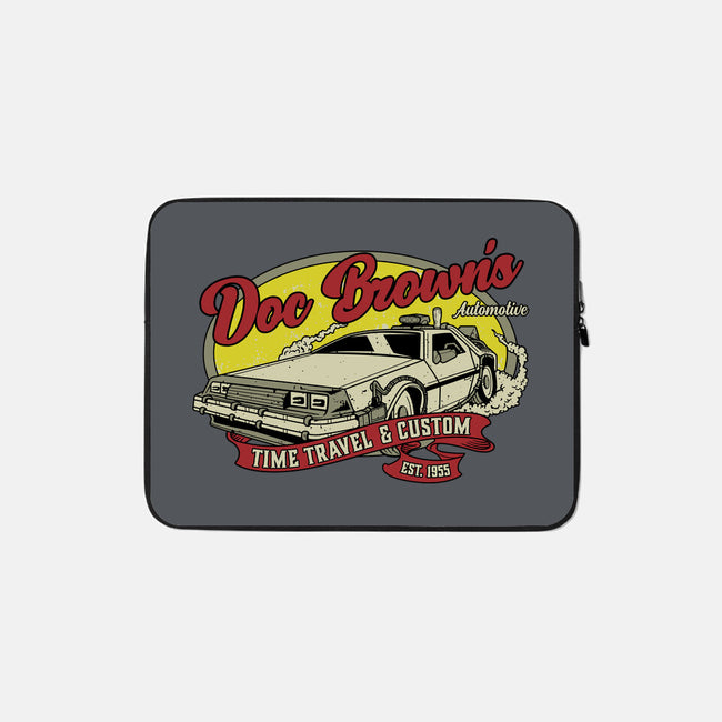Doc's Automotive-None-Zippered-Laptop Sleeve-retrodivision