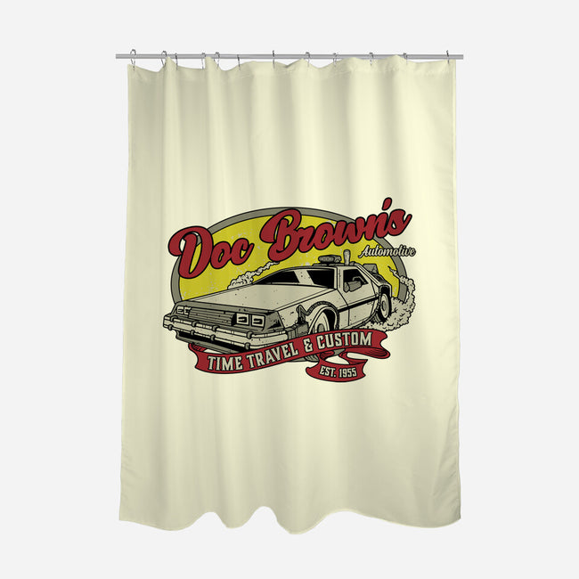 Doc's Automotive-None-Polyester-Shower Curtain-retrodivision