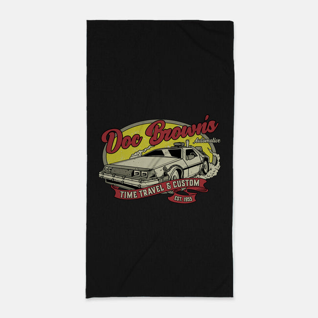 Doc's Automotive-None-Beach-Towel-retrodivision