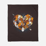 Valentine Kittens-None-Fleece-Blanket-Vallina84