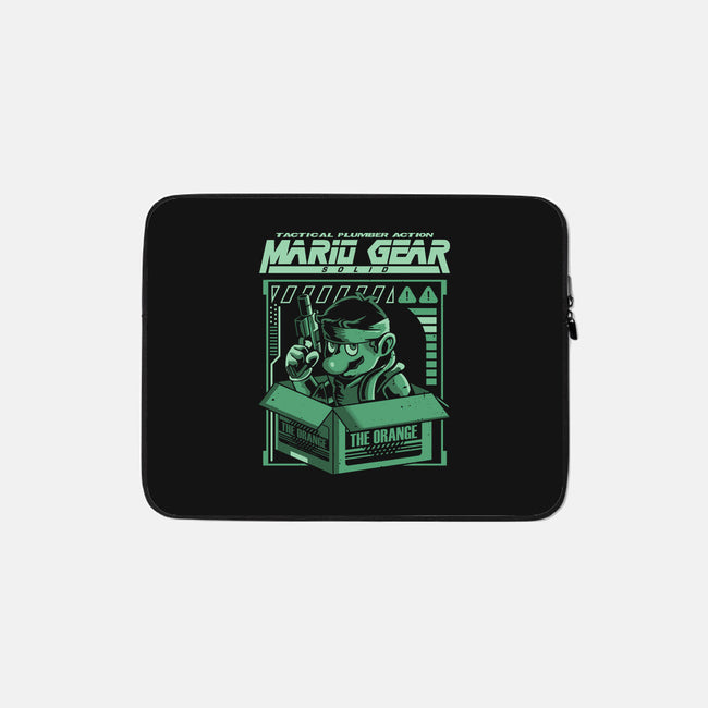 Solid Mario-None-Zippered-Laptop Sleeve-arace