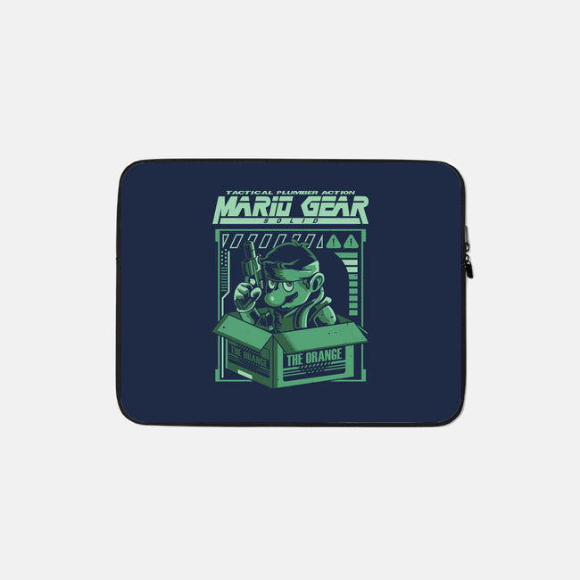 Solid Mario-None-Zippered-Laptop Sleeve-arace