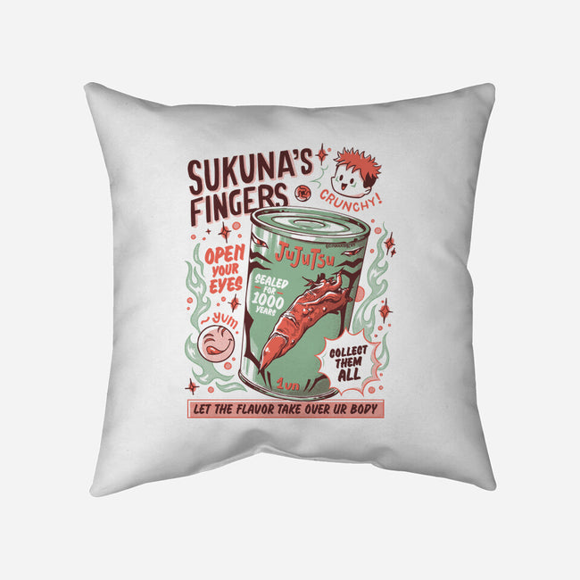 Cursed Meal-None-Removable Cover-Throw Pillow-giovanagiberti