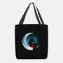 Red Wolf Moon-None-Basic Tote-Bag-Vallina84