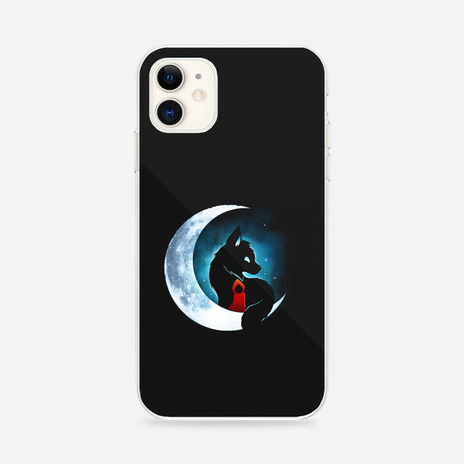Red Wolf Moon-iPhone-Snap-Phone Case-Vallina84