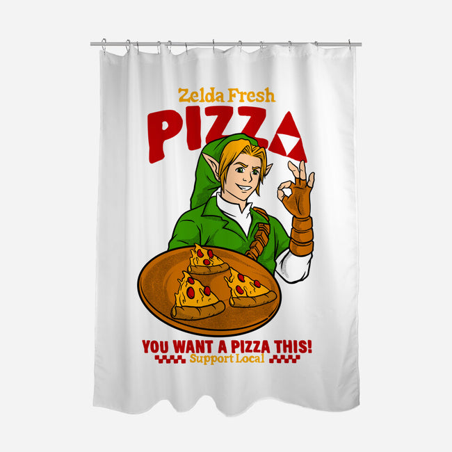 Fresh Pizza-None-Polyester-Shower Curtain-spoilerinc