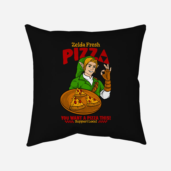 Fresh Pizza-None-Removable Cover-Throw Pillow-spoilerinc