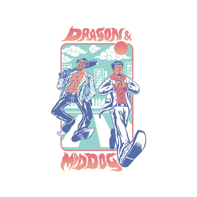 Dragon And Mad Dog-None-Zippered-Laptop Sleeve-Henrique Torres