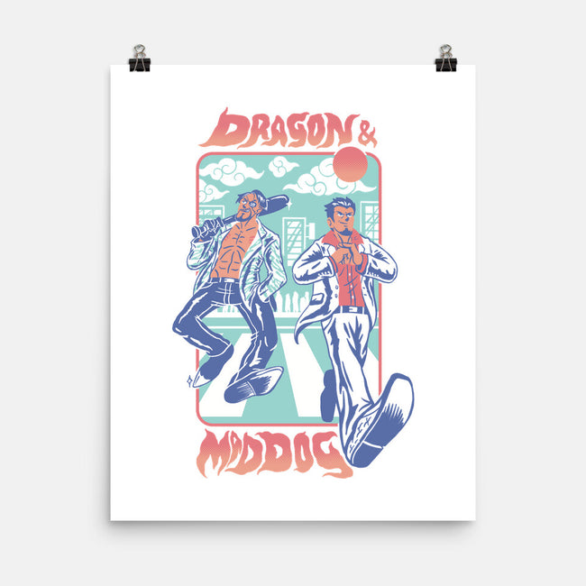 Dragon And Mad Dog-None-Matte-Poster-Henrique Torres