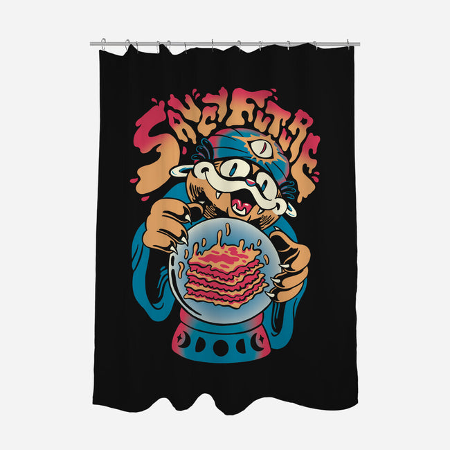 Saucy Future-None-Polyester-Shower Curtain-Henrique Torres
