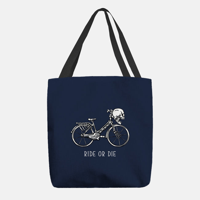 Bike Skeleton-None-Basic Tote-Bag-tobefonseca